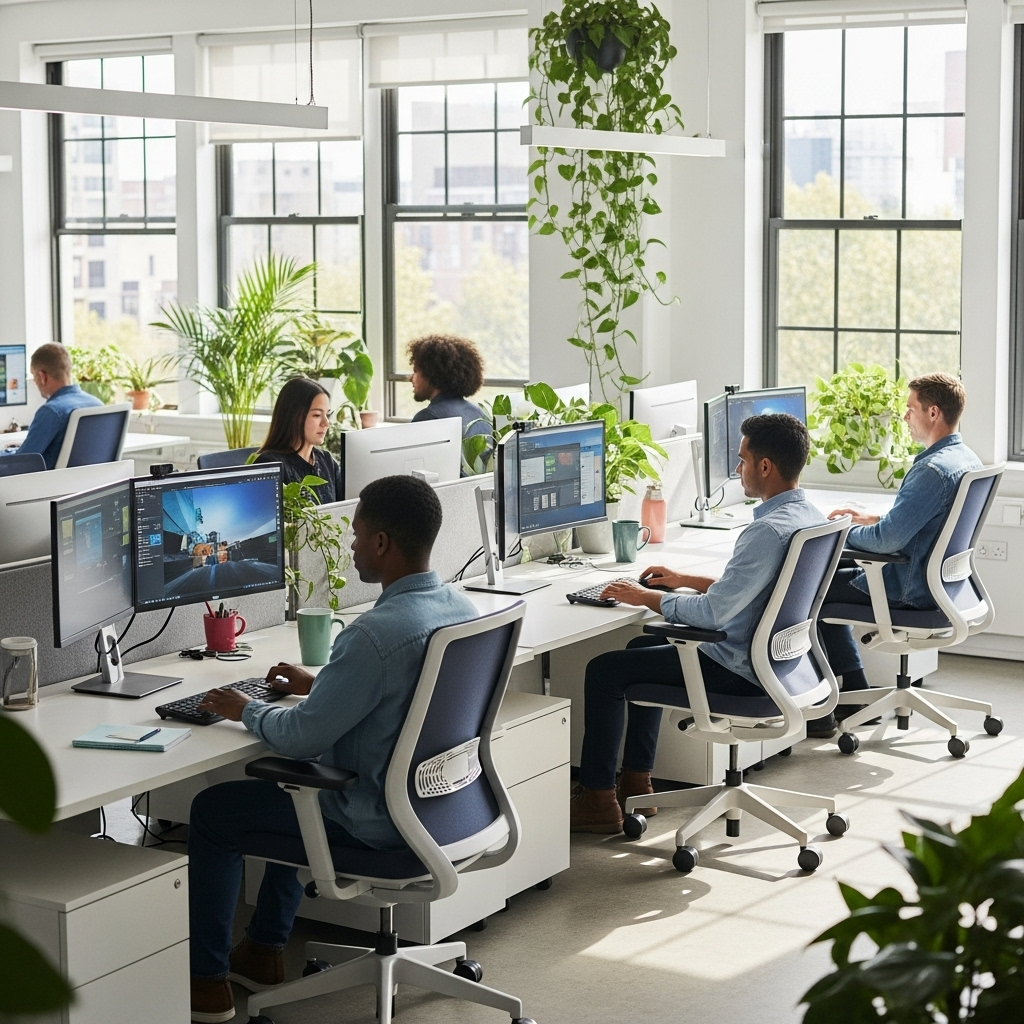 Stwórz zdrowe i produktywne stanowisko pracy z ergonomią