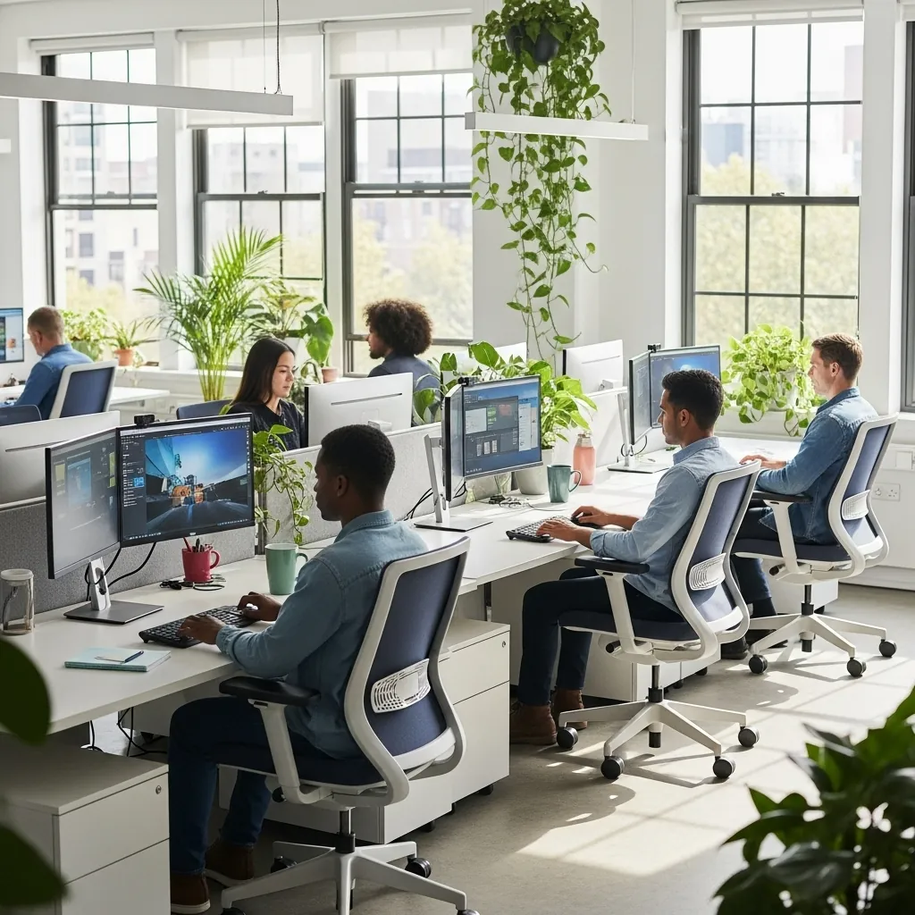 Stwórz zdrowe i produktywne stanowisko pracy z ergonomią