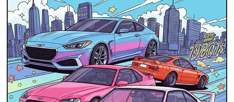 Ikony motoryzacji: fascynujące auta z lat 80